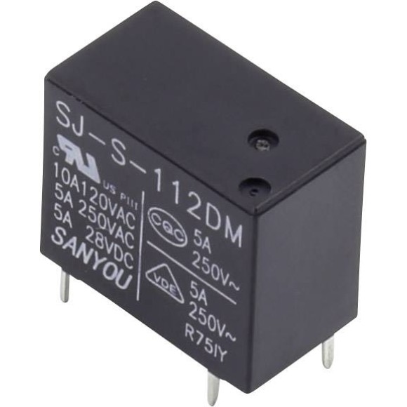 Rele Sj-s-112dm 4 Pinos 5a Sanyou