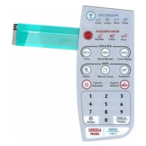 Membrana Teclado Microondas Compatível Electrolux MA30S