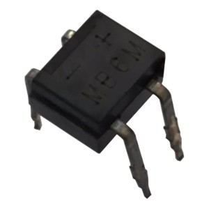 Kit 100 Ponte Retificadora MB600M 500mA 0.5A 600V